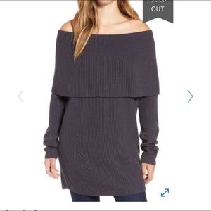 Leith Off the Shoulder Knit Sweater